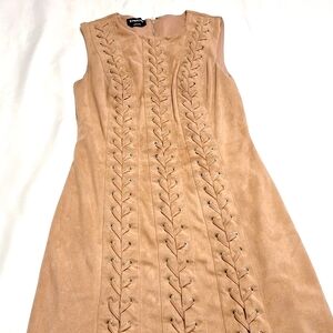 Bebe faux suede dress